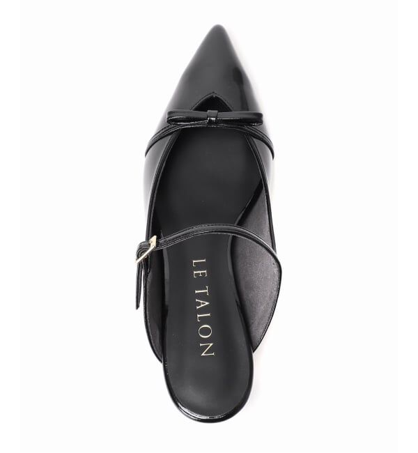  「3.5cmリボンストラップミュール」|パンプス|