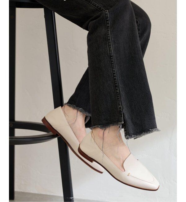  「《追加》スクエアステッチソフトローファー」|ローファー|