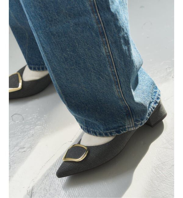  「《追加》3cmポインテッドニュアンスバックルパンプス」|パンプス|