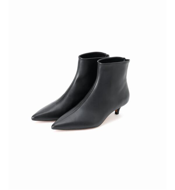  「4cmポインテッドショートブーツ」|ショートブーツ|