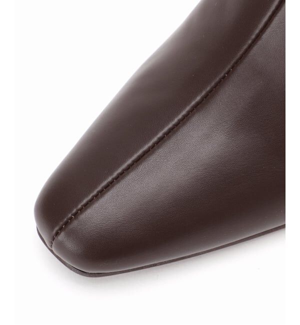  「《追加》6cmフレンチスクエアフィットショートブーツ」|ショートブーツ|