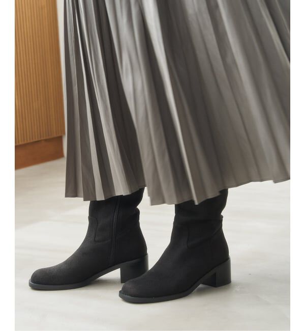  「5cmストレートロングブーツ」|ロングブーツ|
