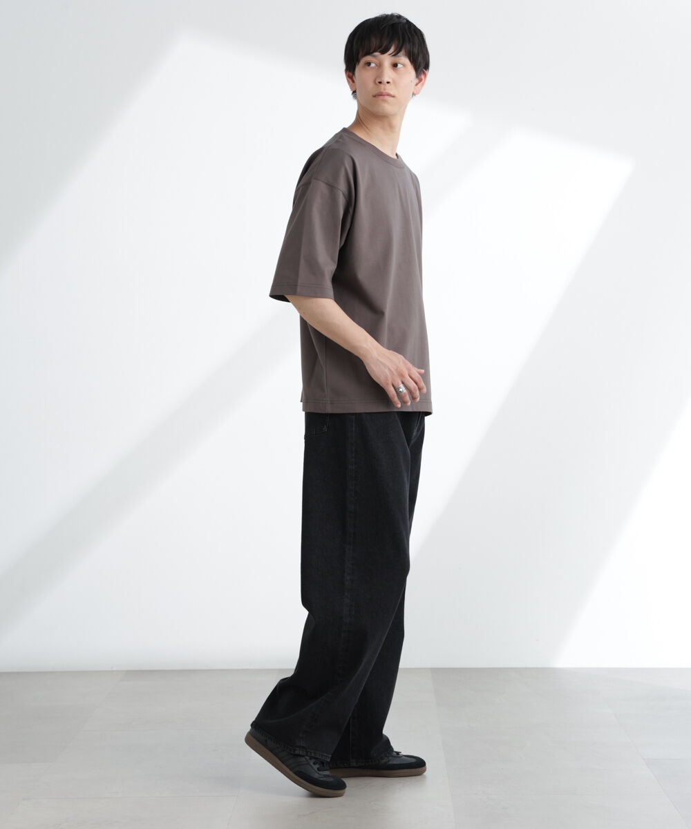 nano･universe「ヘビーウェイトワイドTシャツ 半袖」|Tシャツ・カットソー|