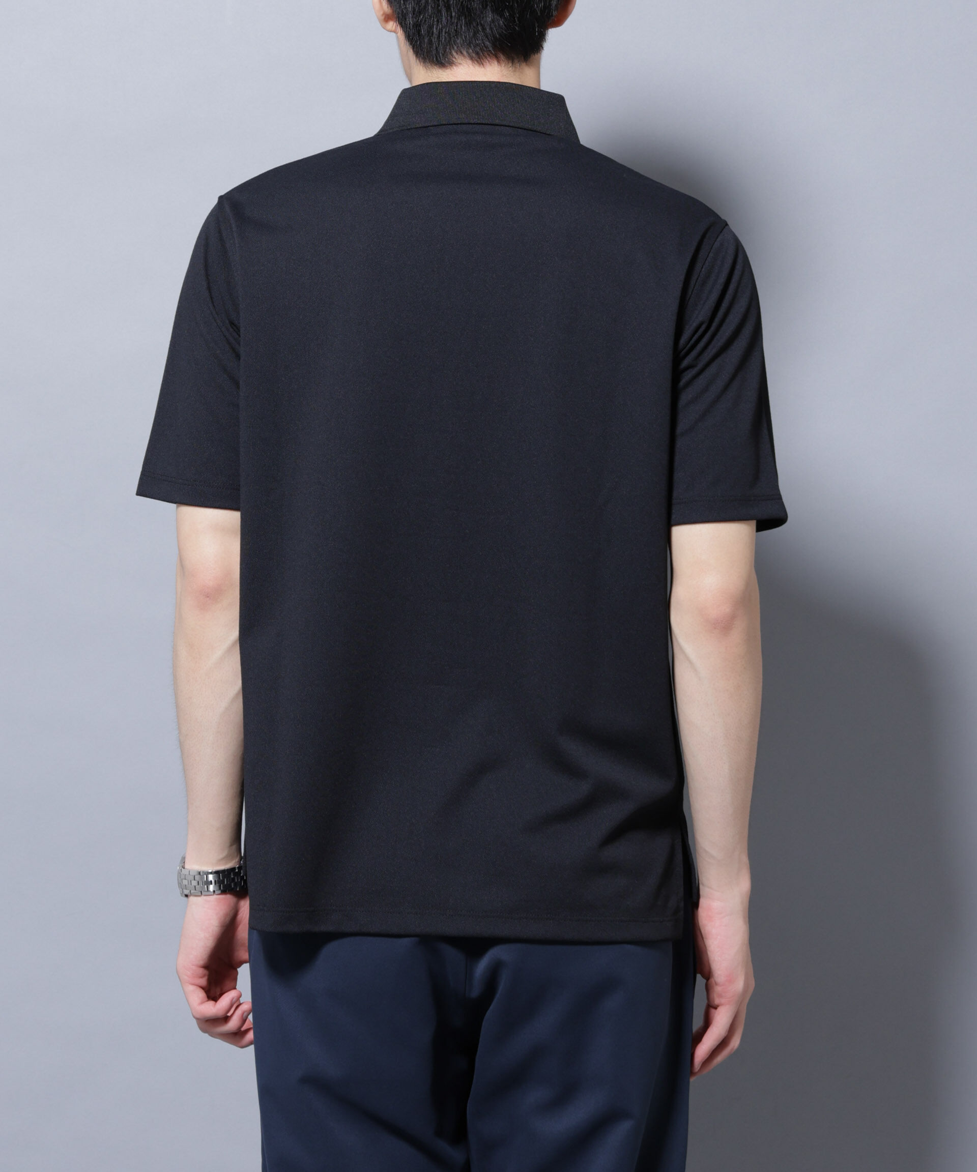 nano･universe「「N POLO」 AERO FREEZE 鹿の子ポロシャツ」|Tシャツ・カットソー|