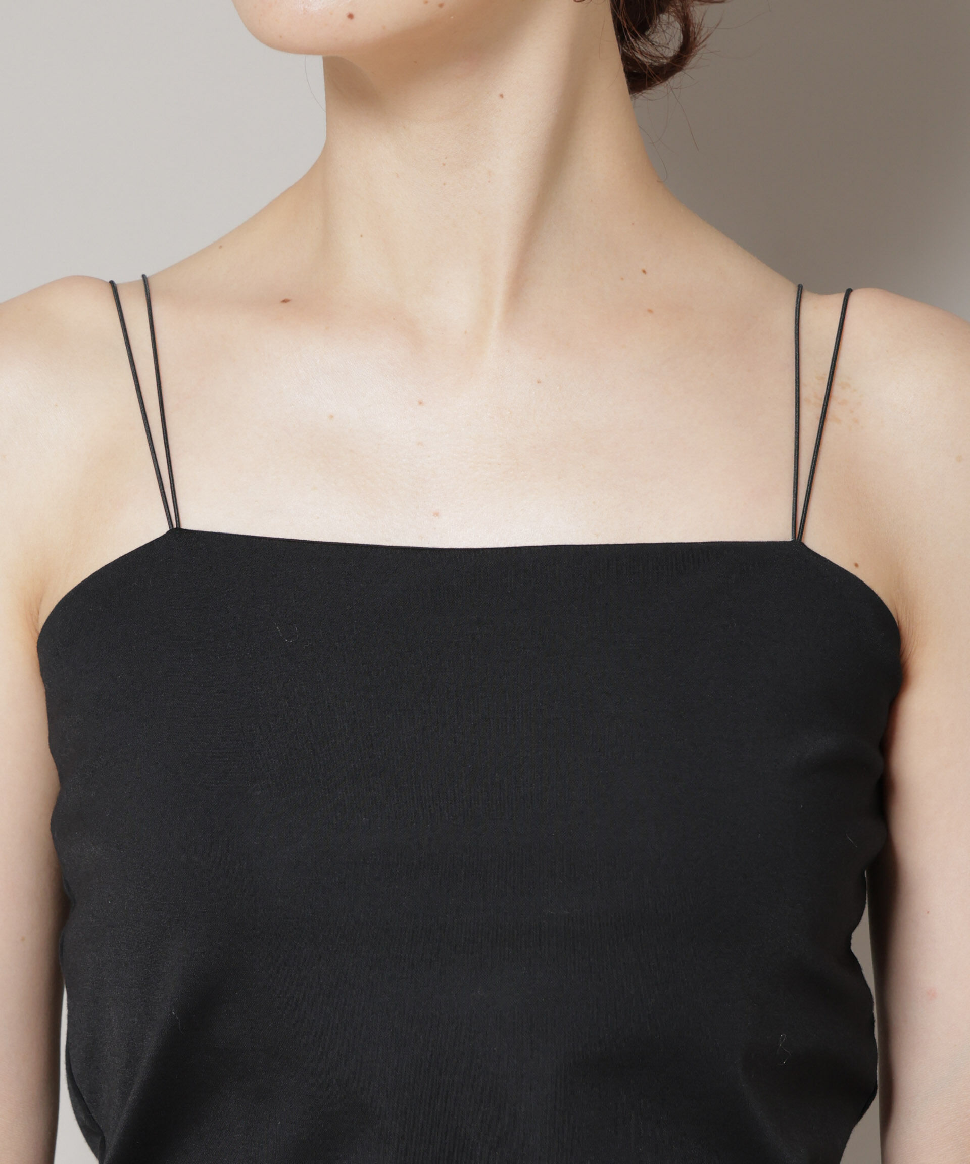 nano･universe「ストレッチポンチカップ付きベアトップキャミソール」|Tシャツ・カットソー|