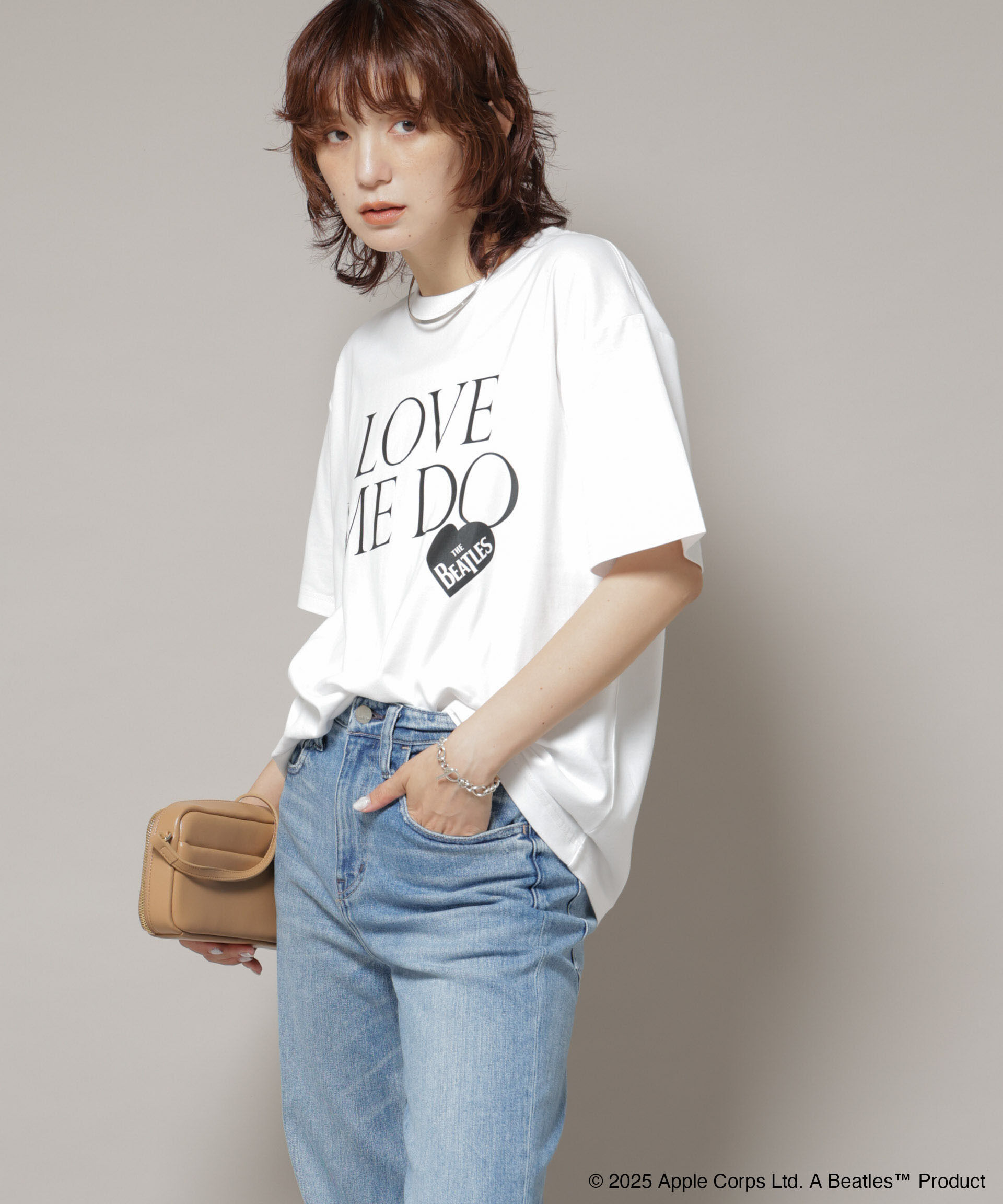 nano･universe「GOOD ROCK SPEED&times;Anti Soaked(R) 汗染み防止 BEATLES Tシャツ」|Tシャツ・カットソー|