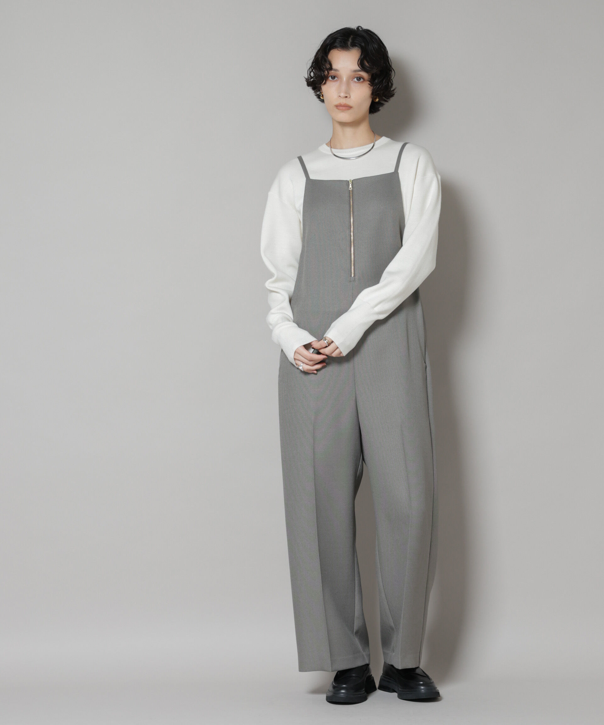 nano･universe「毛玉レスニットスムースクルーネックプルオーバー」|ニット・セーター|