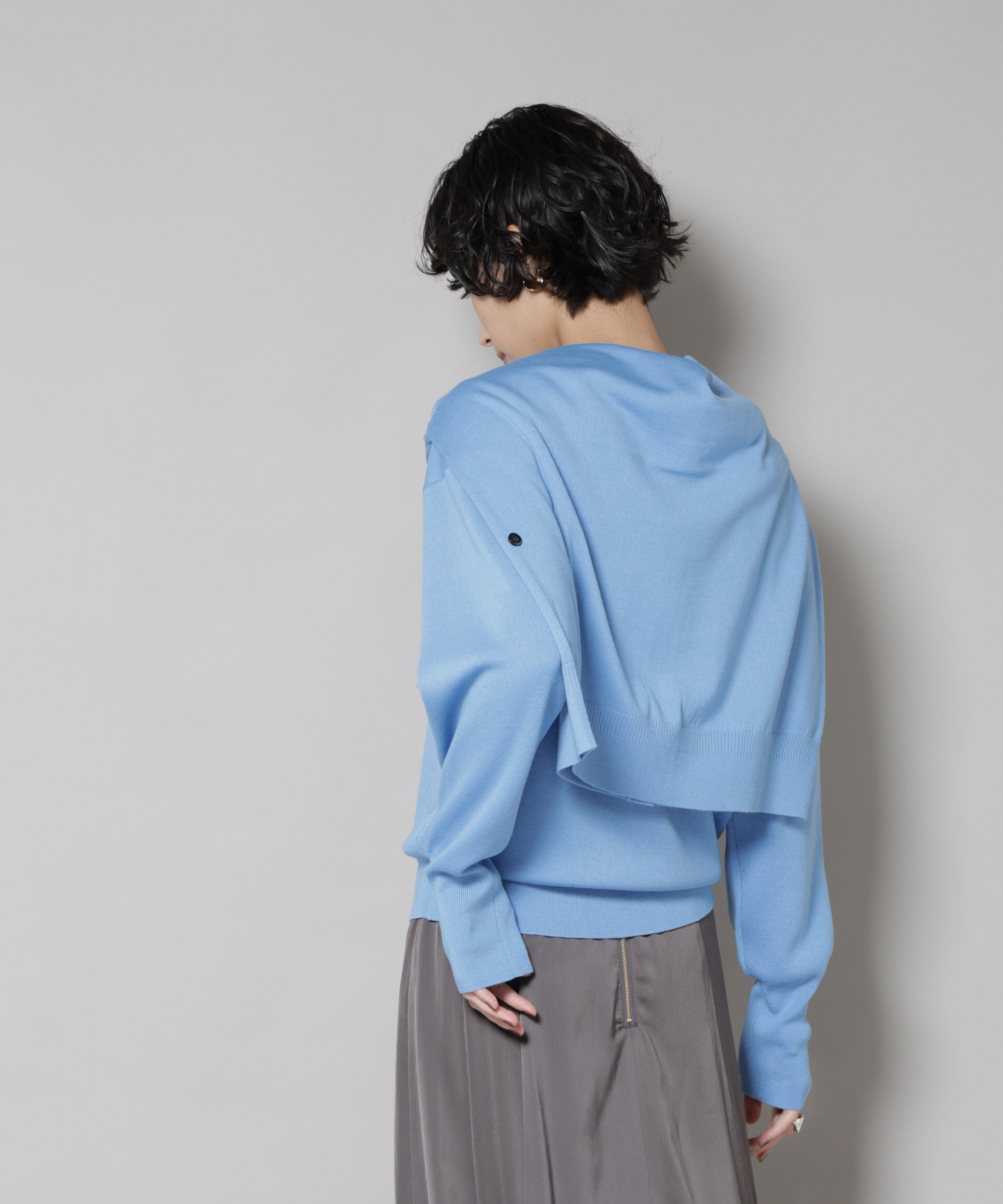 nano･universe「毛玉レスニットスムースクルーネックプルオーバー」|ニット・セーター|