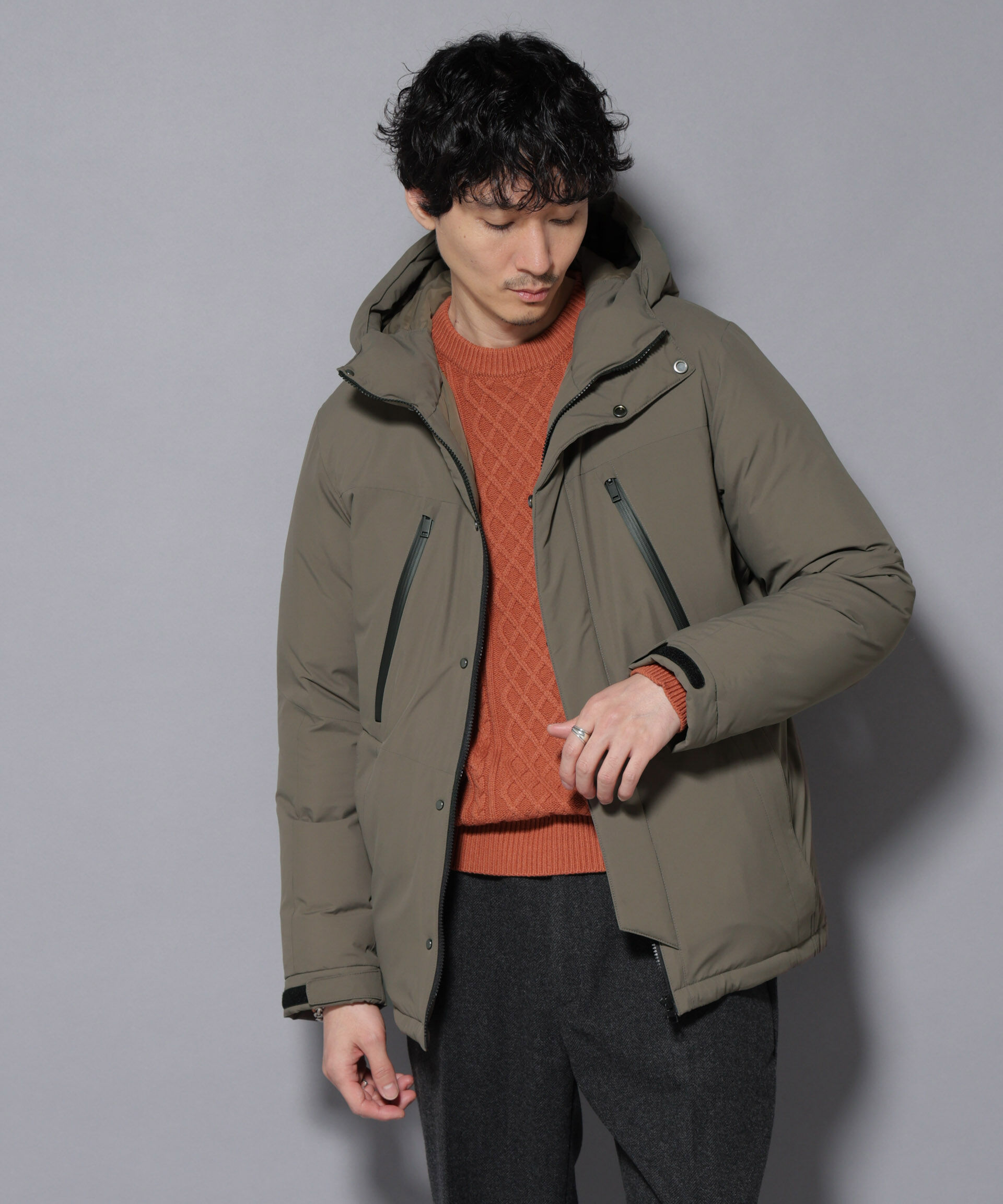 nano･universe「anewdown(R)フルダルマウンテンパーカー撥水ダウン」|ダウン|