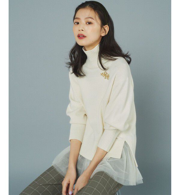 組曲「ウールカシミヤミックス ロールネック ニット」|ニット・セーター|ﾊﾟｰﾙﾎﾜ