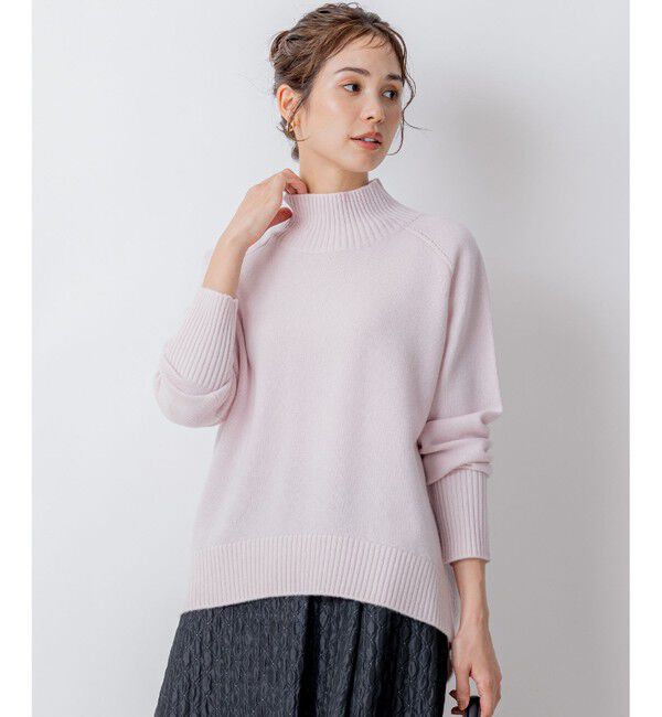 組曲「【8色展開・WEB限定】ウールカシミヤミックス ハイネック ニット」|ニット・セーター|ｱｲｽﾋﾟﾝ