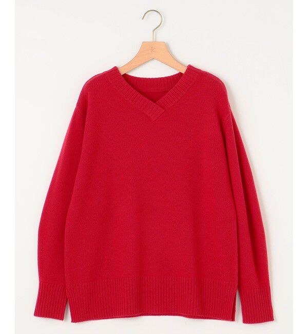 組曲「【WEB限定】ウールカシミヤミックスVネック ニット」|ニット・セーター|