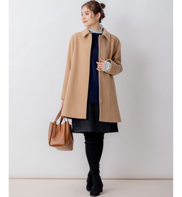 組曲「【WEB限定】ウールカシミヤミックスVネック ニット」|ニット・セーター|