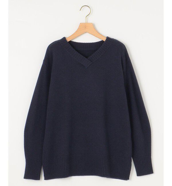 組曲「【WEB限定】ウールカシミヤミックスVネック ニット」|ニット・セーター|
