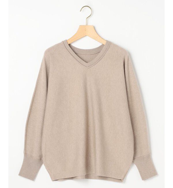組曲「【前後着用可】ニューシックニットＶネック プルオーバー」|ニット・セーター|