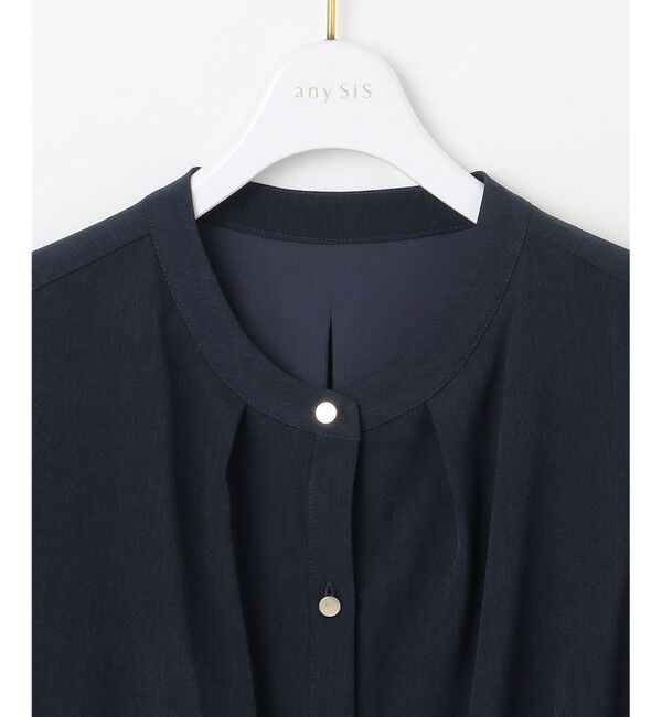 ANY SIS「【洗える】サイドプリーツフレア ワンピース」|ワンピース|