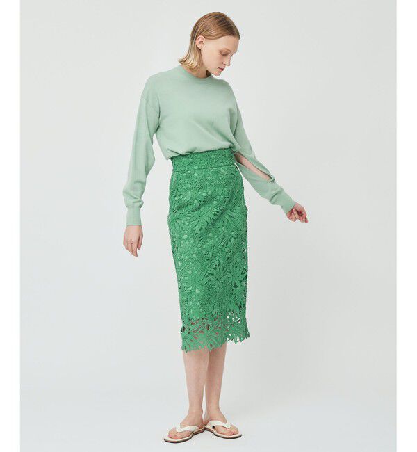 BEIGE,「PIERIS / クルーネックニット」|ニット・セーター|