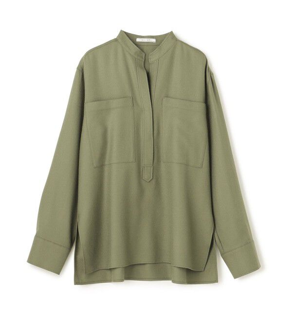 BEIGE,「【VERY NaVY12月号掲載】TERNES / ビックポケットプルオーバーウールブラウス」|シャツ・ブラウス|