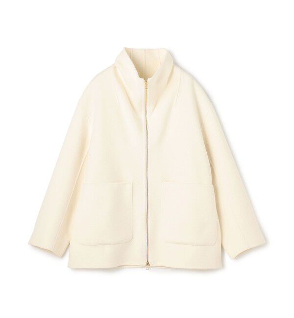 BEIGE,「ZION / ウールスタンドカラーショートコート」|その他|