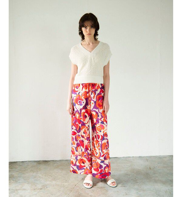 GRACE CONTINENTAL「ペイントカラーワイドパンツ」|その他|