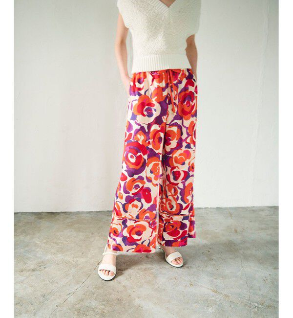 GRACE CONTINENTAL「ペイントカラーワイドパンツ」|その他|