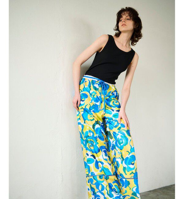 GRACE CONTINENTAL「ペイントカラーワイドパンツ」|その他|