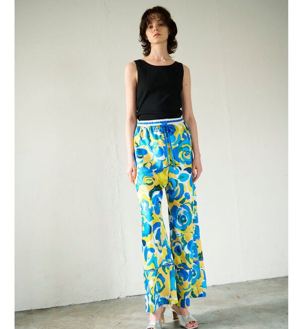 GRACE CONTINENTAL「ペイントカラーワイドパンツ」|その他|