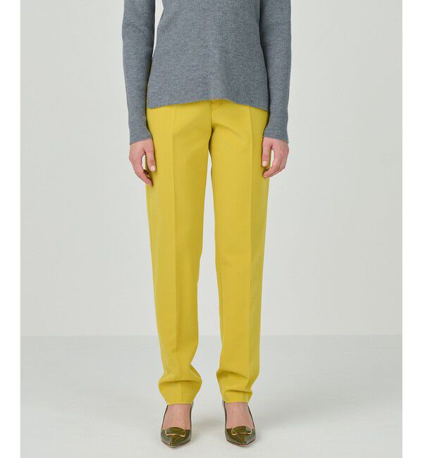 Grace Class「トリアセセンタープレスパンツ」|その他|イエロー