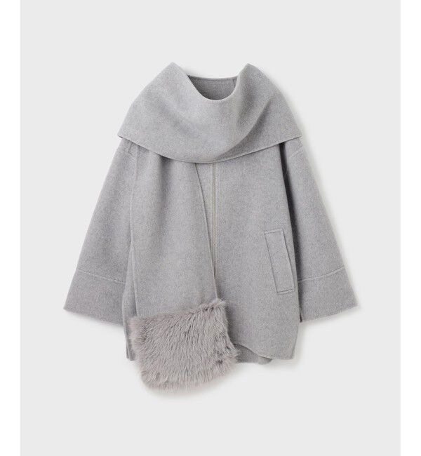 Diagram「フードストールリバーコート」|ポンチョ・ケープ|