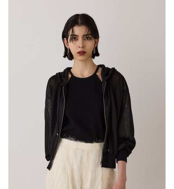 Diagram「シアーニットパーカー」|パーカー|ブラック