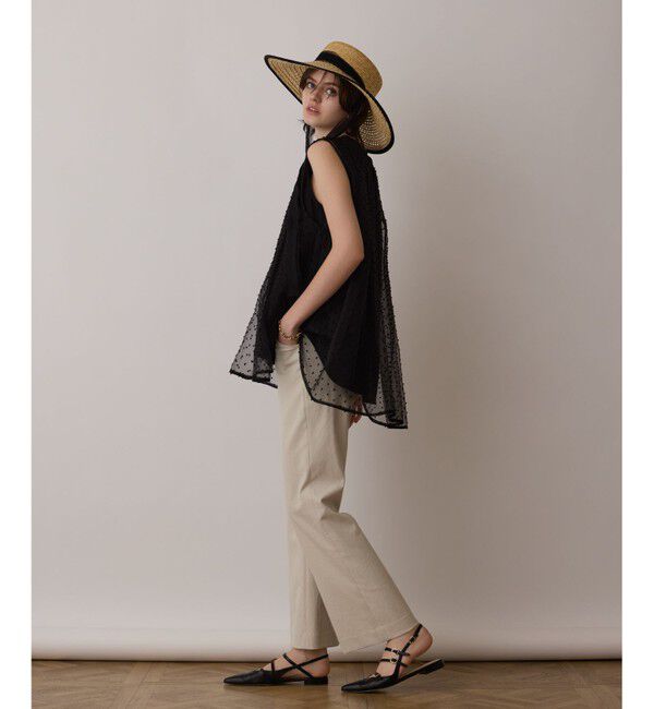 GRACE CONTINENTAL「シアージャガードカットトップ」|シャツ・ブラウス|