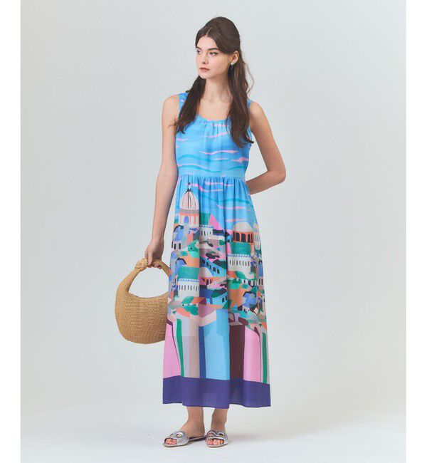 Grace Class「リゾートプリントマキシ」|ワンピース|マルチ