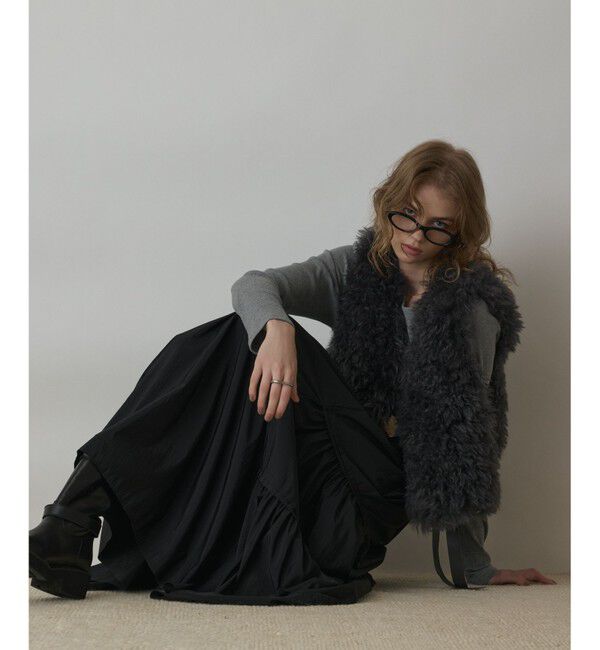 GRACE CONTINENTAL「ティアードロングスカート」|スカート|