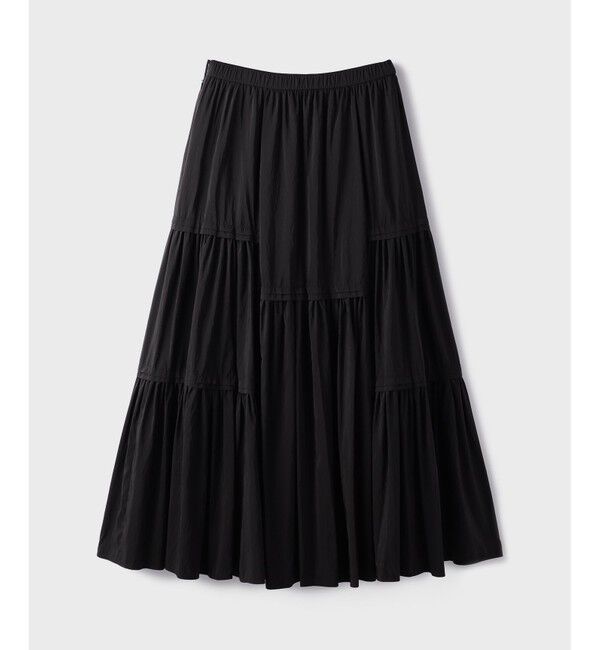 GRACE CONTINENTAL「ティアードロングスカート」|スカート|