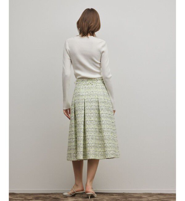 GRACE CONTINENTAL「ミックスツイードスカート」|スカート|