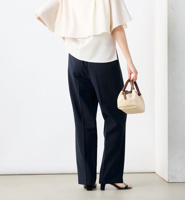 NOLLEY'S「《セットアップ対応》ウォッシャブルドライトロピカルセミワイド美脚パンツ」|その他|