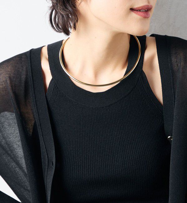 NOLLEY'S sophi「《アンサンブル対応》《手洗い可能》イタリー糸ホルターネックタンクトップ」|タンクトップ|