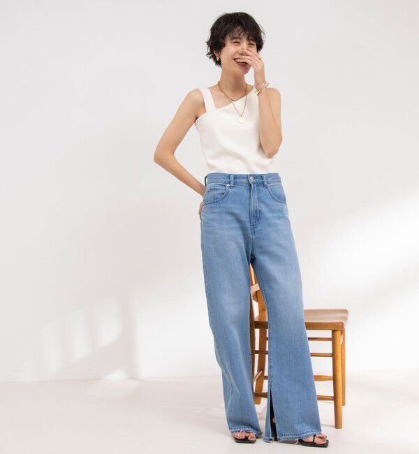 NOLLEY'S「◇【WEB限定】アシンメトリーカップ付きタンクトップ」|タンクトップ|