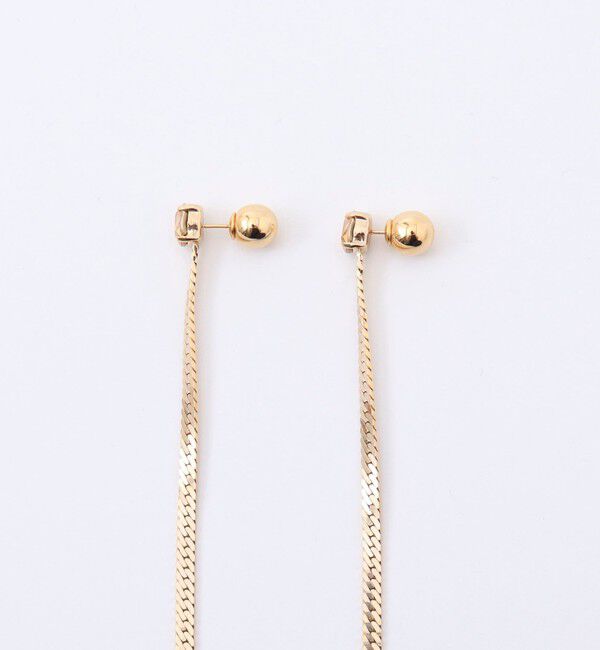 grace grace「【grace grace/グラスグラス】【PR林☆別注アイテム】ビジューロングピアス」|ピアス|