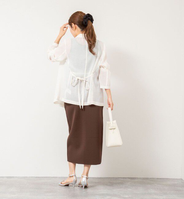 NOLLEY'S「ウォッシャブルリネン風シアージャケット」|テーラードジャケット|