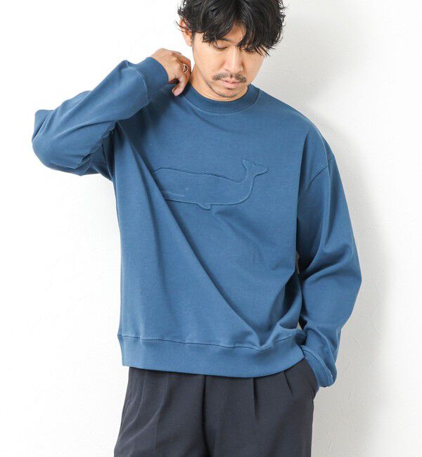 NOLLEY'S goodman「度詰め引き揃え天竺 クラフトクジラ ロンT 25AW」|Tシャツ・カットソー|