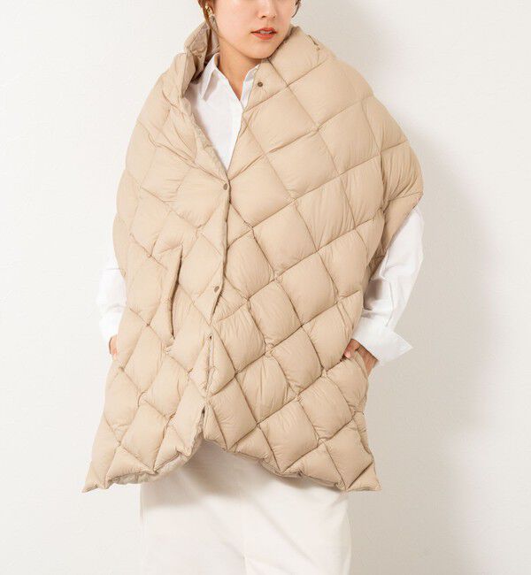 NOLLEY'S「◇【WEB限定】【TAION/タイオン】別注ダウンストール」|ダウン|ベージュ