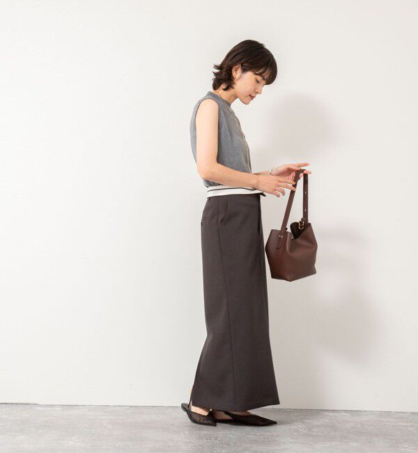 NOLLEY'S sophi「《アンサンブル対応》《手洗い可能》W混ラメハイネックプルオーバーニット」|ニット・セーター|