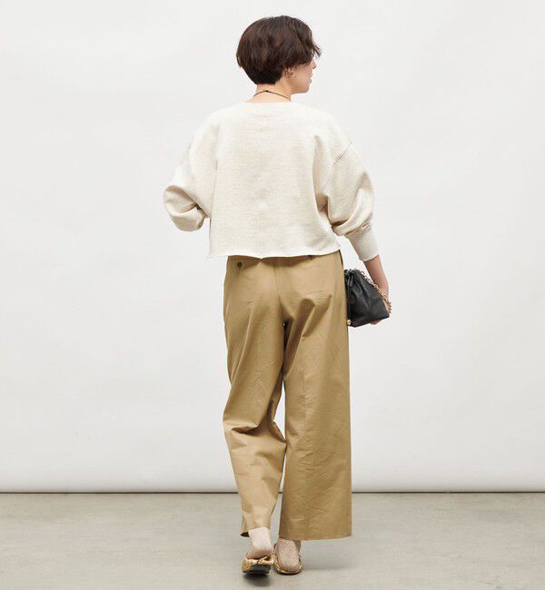 NOLLEY'S「ショート丈裏毛スウェット」|スウェット・ジャージ|