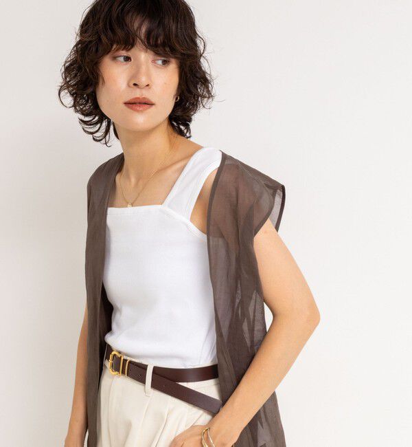 NOLLEY'S「ベアテレコタンクトップ」|タンクトップ|