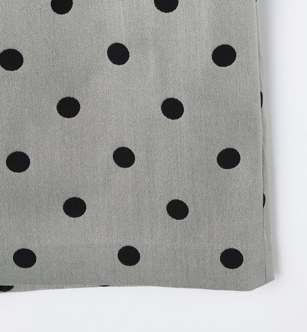 NOLLEY'S「ウォッシャブルストレッチドットジャガードタイトスカート」|タイト|
