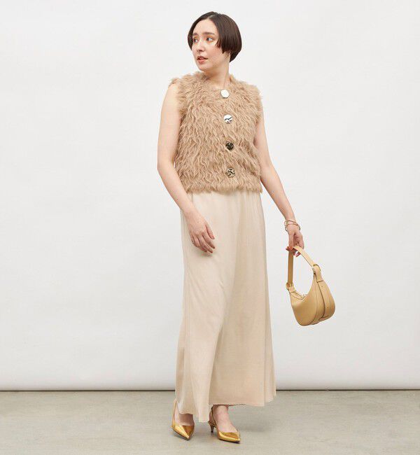 NOLLEY'S sophi「《セットアップ対応》ウォッシャブルフィブリルサテンナロースカート」|スカート|