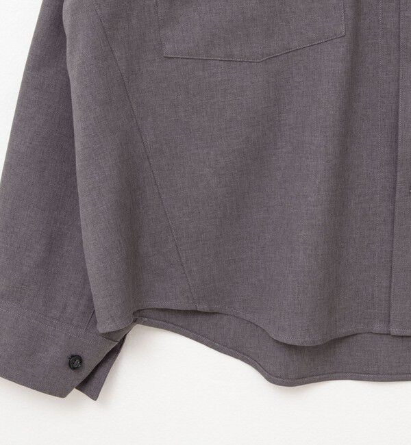 Rie Miller「《セットアップ対応》オープンカラービッグシルエットシャツ」|シャツ・ブラウス|