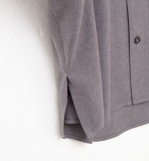 Rie Miller「《セットアップ対応》オープンカラービッグシルエットシャツ」|シャツ・ブラウス|