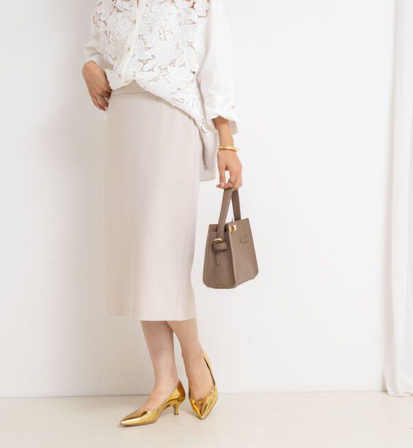 NOLLEY'S sophi「《セットアップ対応》ウォッシャブルカットジョーゼットタイトスカート」|タイト|